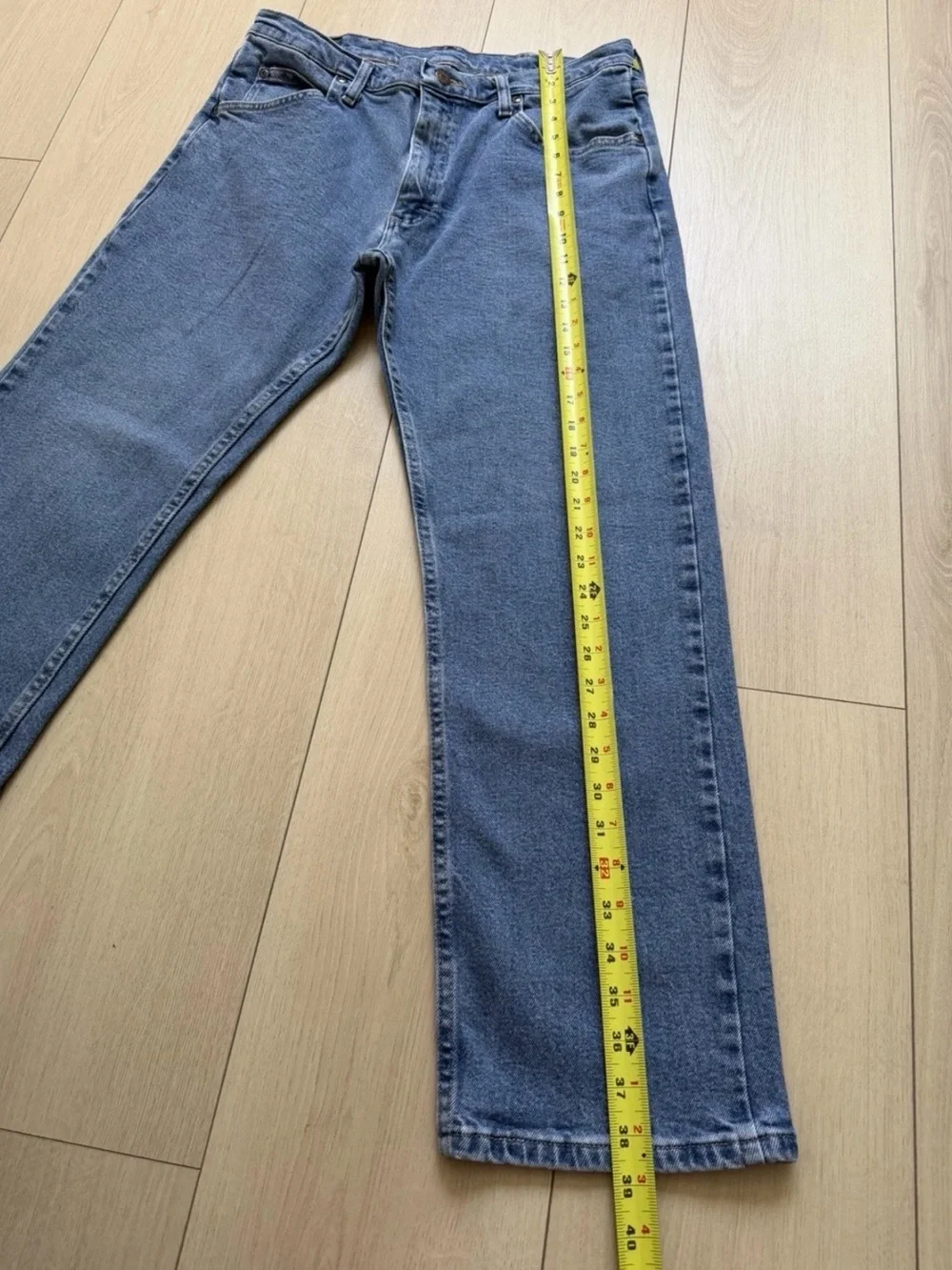 Wrangler Men's Straight-Leg Denim Jeans in Blue